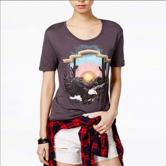 Carbon Copy Graphic Western Tee - Picture 1 of 8